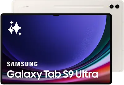 Galaxy Tab S9 Ultra 5G Android Tablet, 1TB Storage, S Pen Included, Unlocked, Beige, 3 Year Samsung 