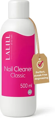 Lalill Dégraissant Nettoyeur de Ongles 500 ml - Nettoyant pour Gel, Hybrides et Pinceaux - Désinfection Puissante, Destroye les Bactéries, la Sueur - Best Deal