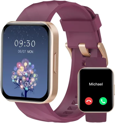RUIMEN Smart Watch Women Purple 29% Off