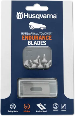 Husqvarna Automower® Kniv med Langvarighet | 6-paket karbongefjärd, 4-sidor design
