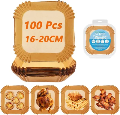 Air Fryer Liners 100pcs Square