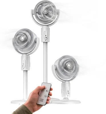 Ventilateur Silencieux SNAG avec Télécommande - Écran Digital, Timeur 12 Heures, Moteur 50W Puissant, Lames Aérodynamiques, 65° Os - 82% de Réduction