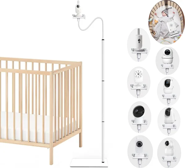 Derebir Baby Monitor Holder Stand för GHB, Philips Avent SCD923/26, SCD843/26, Momcozy, Blemil, HelloBaby, Jeeber, BOIFUN 6T - Best Price