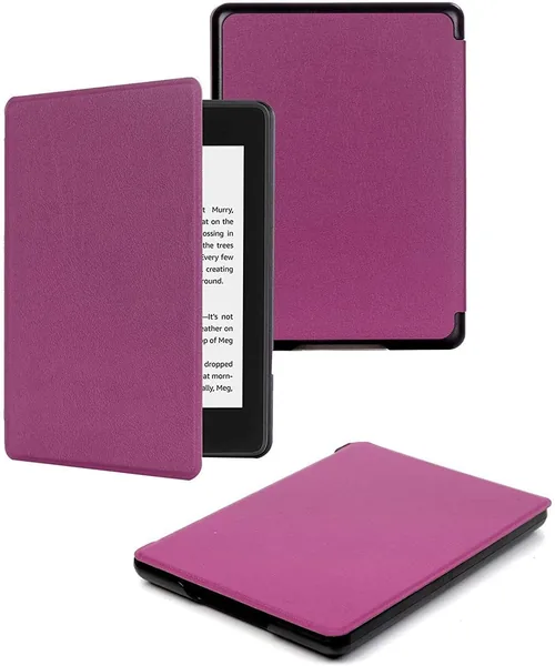 Kindle Paperwhite 6" Case Thin PU Leather Auto Sleep/Wake