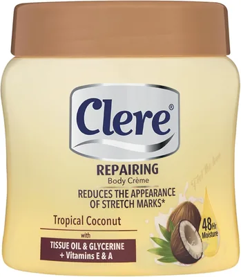 Clere Body Crème - Stretch Mark Repair with Vitamin E & Glycerine