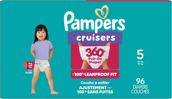 Pampers Diapers - Cruisers 360 Size 5