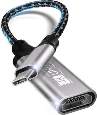 USB C naar HDMI Adapter 4K, Compatibel met iPhone 15Pro/15Pro Max en MacBook Pro