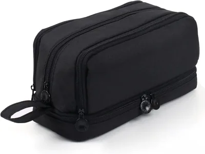 Estuche para lápices AZULDIMEN con gran capacidad y 4 compartimentos