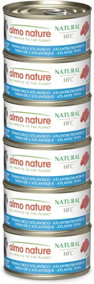 Almo Nature HFC Natural Megapack, Alimento Umido per Gatti - Tonno Dell'Atlantico - 6 Lattine da 70g Best Deal