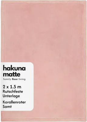 Hakuna Matte Cloud-Soft Baby Spielmatte, 200 x 150 x 2,5 cm, Rosa, Memory-Foam-Spielteppich für Krabbelkinder - 28% Rabatt