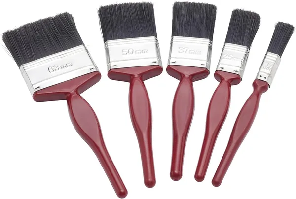 Fit For The Job 5 pc Mixed Sizes Paint Brush Set