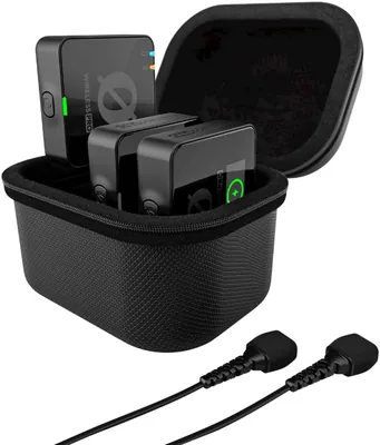Système micro sans fil RØDE PRO Compact avec timecode, enregistrement 32 bits, 2 microphones lavalier