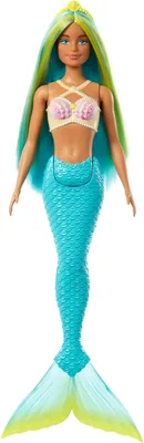 Barbie Mermaid Doll Blue Yellow Hair