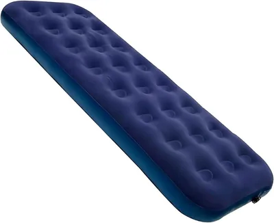 Raganet Colchón Inflable Individual, Cama de Aire Cómoda y Resistente, Plegable para Campismo con Cubierta Afelpada S - 35% de Descuento