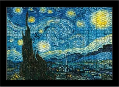 ENCUADRO - Marco para Rompecabezas 50 x 70 cm, Negro