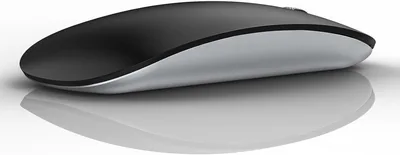 Uiosmuph Bluetooth Mouse - Black Tri-Mode Wireless