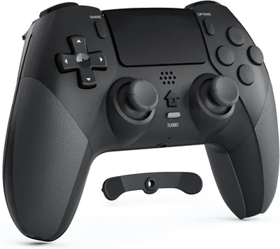 CHEREEKI Mando Inalámbrico para PS4, Pro y Slim con Doble Vibración, Giroscópico, Turbo, Touchpad y Conector de Audio - 10% Descuento