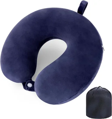 WENGX Travel Neck Pillow Memory Foam Support