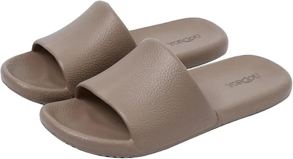 D.D.Star Big Size Bathroom Slippers For Men and Women Non-Slip Quick Drying Shower Shoes Comfortable And Soft Sole Slide On Sandal