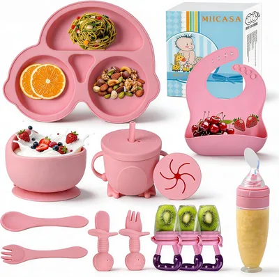 MIICASA Silicone Baby Feeding Set - Best Deal