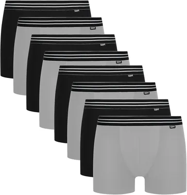 Boxer homme Ecodim DIM Coton Stretch Confortable Noir (lot de 8) - Best Deal