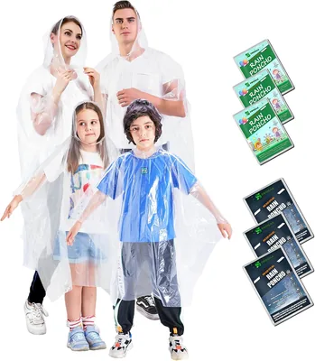 SWOGAA Rain Ponchos 6/10 Pack 29% Off