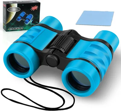 OSDUE Kindertelescoop Buitenspel, 4x30 Hoogresolutie Binoculair voor Kinderen Onderwijstoys