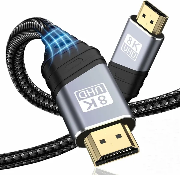 HDMI 2.1 Kabel 8K, 48Gbps Hoogste Snelheid voor Ultra HD