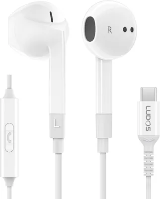 Ludos FEROX USB C Headphones Wired Earbuds