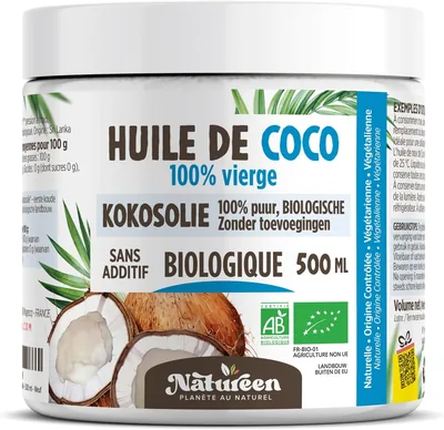 Huile de Coco Bio 500ml - 50% Off