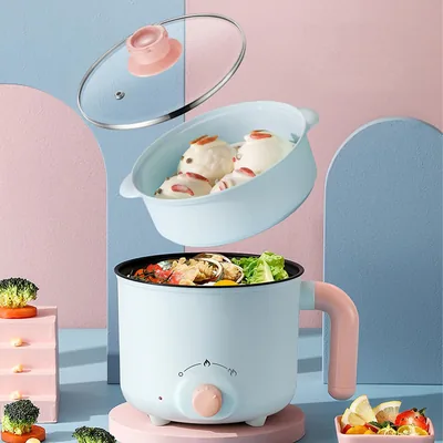 Electric Hot Pot 1.8L Mini Multifunction Cooker - 17% Off