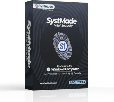 Protection totale SystMade pour 1 PC - 1 an - Contrôle parental - Mode jeu - Protection USB - Livraison par e-mail