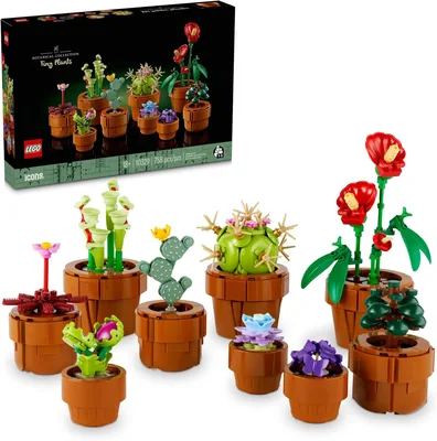LEGO Botanicals Plantas Pequeñas - Kit de Construcción para Adultos, 18+, Decoración de Plantas Artificiales