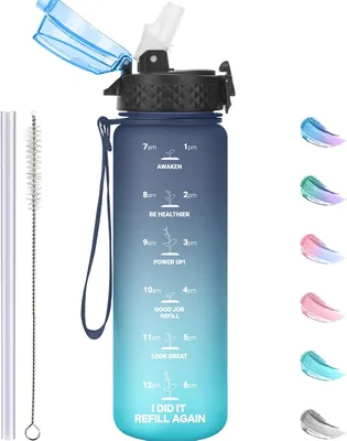 GOPPUS 500ml Kids Water Bottle with Straw - Best Deal