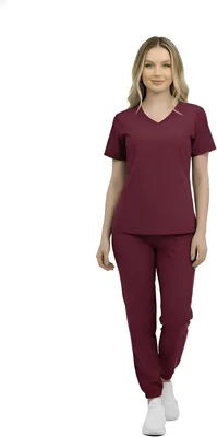 UNIFORMES BÁRBARA - Pijama quirúrgica para Dama Tipo Jogger Stretch antifluidos
