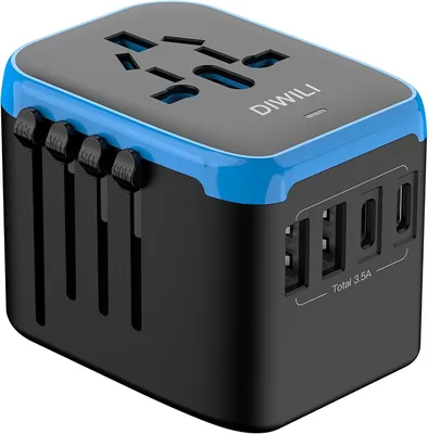 DIWILI Universal Travel Adapter 21% Off