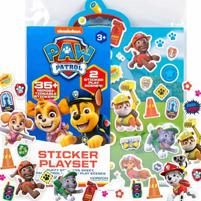 Paw Patrol Sticker Playset, 50+ Stickers