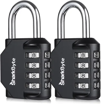 SharkByte 2-Pack Heavy Duty Padlocks - 29% Off