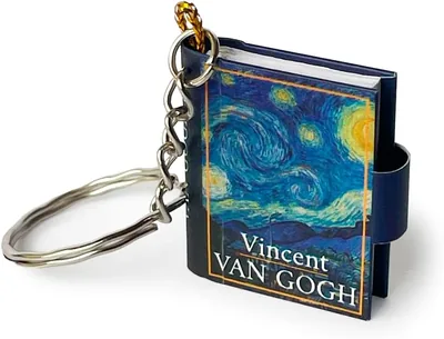 Llavero Noche Estrellada Vincent VanGogh - Libro con sus Obras Maestras y Biografía