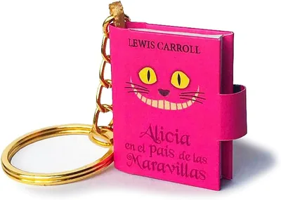 Llavero Alicia en el País de las Maravillas - Libro con Texto e Ilustraciones Best Deal