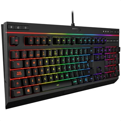 Teclado Gaming HyperX Alloy Core RGB, de Membrana, con Cable, Iluminación LED RGB, Antighosting, Resistente - Mejor Oferta