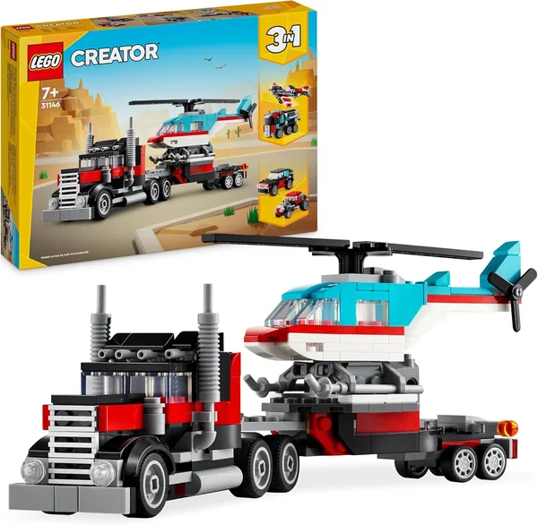 LEGO Creator 31146 3 in 1 Helicopter Truck