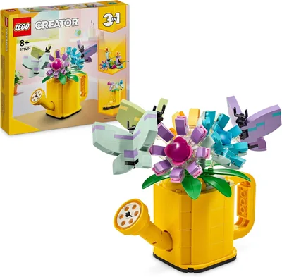 LEGO Creator 3 w 1 Kwiaty w konewce 31149; Zestaw ze zwierzętakiem - Najlepsza Cena