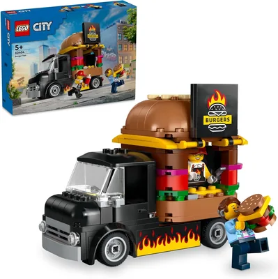 LEGO City Burger Van 60404 Toy Building Set