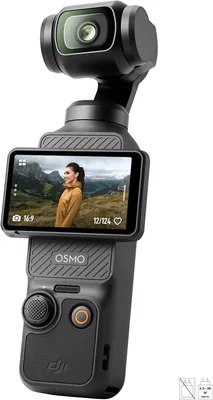 DJI Osmo Pocket 3 Cámara con CMOS de 1'', Vídeo 4K/120fps, Estabilización de 3 Ejes, Enfoque Rápido, Seguimiento de Cara y Objetivo, Pantalla Giratoria de 2'' - Mejor Oferta