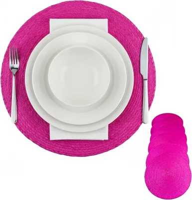 Mantel Individual Genérico para Mesa de Palma - Set de 6 Piezas Hechos a Mano en México - Mejores Precios