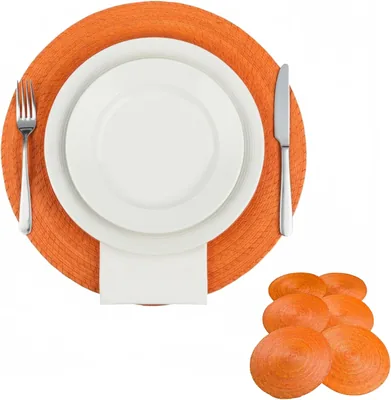Mantel Individual Genérico Artesanal para Mesa de Palma - Set de 6 Hechos a Mano en México - Manteles Rústicos para Cocina