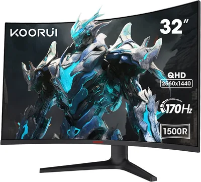 KOORUI G3221SC 32 Inch QHD Curved Gaming Monitor Best Deal