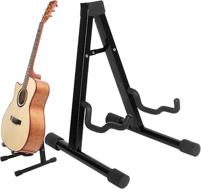 Soporte para Guitarra Portátil con Brazos Acolchados y Base Antideslizante - 32% Off