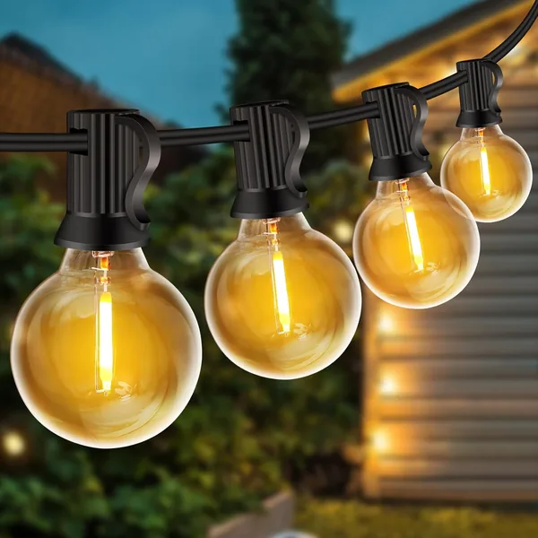 ZYRIVON Outdoor Fairy Lights, 33FT/10M